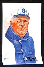 1980-01 Perez-Steele HOF Postcard #38 Wilbert Robinson HOF NM D75309