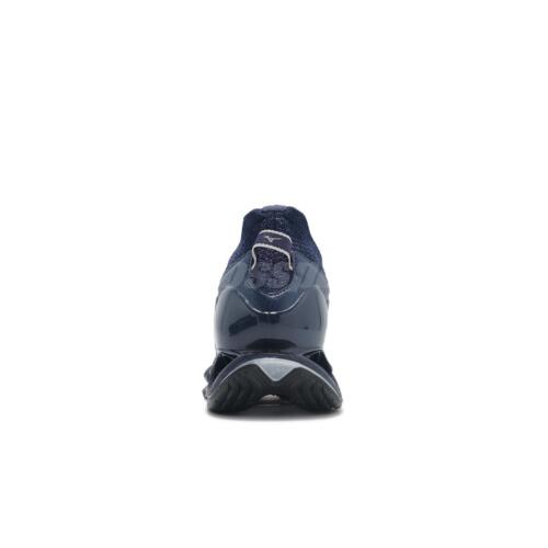 Mizuno Wave Prophecy 14 Navy White Men Road Running Jogging Shoes J1GC2500-08 - Picture 4 of 8