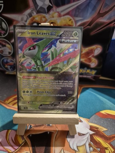 Pokémon TCG Iron Leaves EX 025/162 Sv05: Temporal Forces Holo Card - Picture 2 of 3