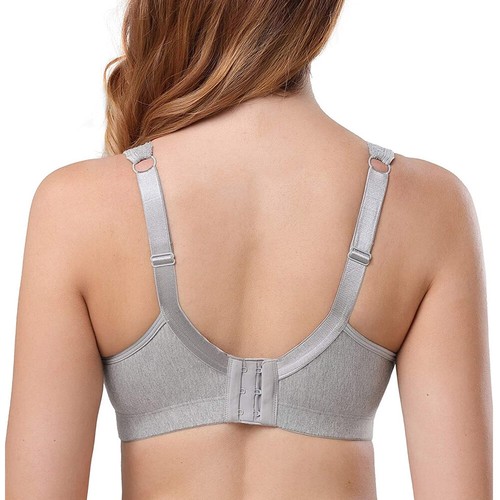 Reggiseno da donna in pizzo taglie forti senza fili comfort in cotone 34-56 B/C/D/E/F/G/H - Foto 9 di 27