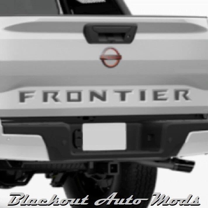 Tailgate Letters Inserts Fits 2022-2025 Nissan Frontier Vinyl Decals - Image 2 of 2
