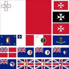 Malta Flag President Royal Knight Commander Corsairs Police Constitutional Party