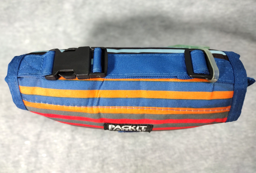 PackIt Freezable Lunch Bag Multicolor Stripe 8" x 10" x 5" Foldable - Picture 10 of 17
