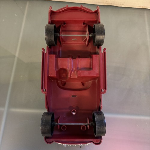 Vintage TootsieToy 1957 Red Corvette Plastic Toy Car Made in USA 13" - Picture 4 of 6