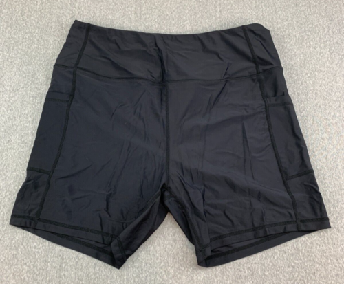 Soothfeel Active Bike Shorts Womens XXL Black Silky Running Hiking Outdoors