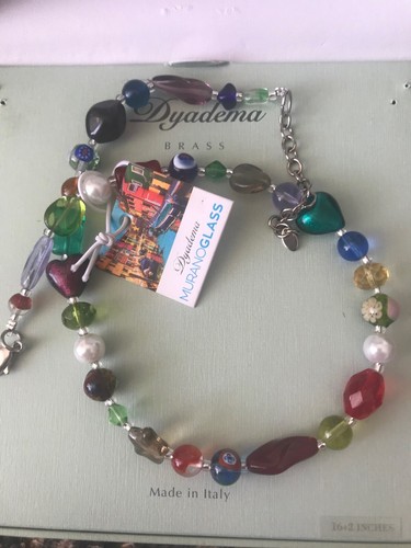 Halskette Dyadema Murano Glas Handarbeit  - Bild 1 von 4