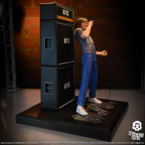 AC/DC Brian Johnson Rock Iconz - Direct from KnuckleBonz - ONLY 3000 MADE - Picture 4 of 9