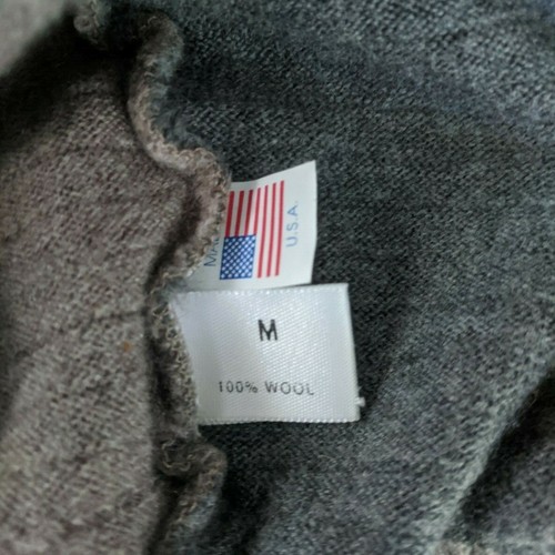Vintage St Croix Mens Medium Sweater 100% Wool Crew Neck Brown Colorblock MCM - Picture 5 of 6