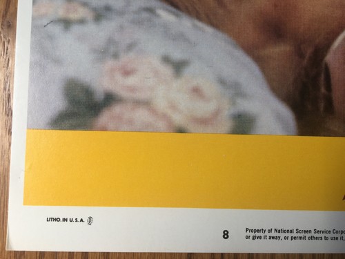 Tarjeta de vestíbulo Best Friends 1982 vintage 11"x14" #8 Burt Reynolds, Goldie Hawn - Imagen 4 de 7