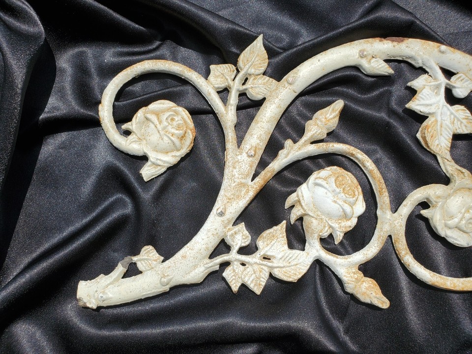 Vintage Wrought Iron Railing Wall Decor Salvaged Architecture eBay