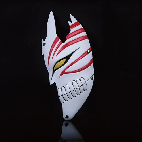 BLEACH Kurosaki Ichigo Resin Mask Comic Exhibition Cosplay Prop Facepiece Unisex - Picture 2 of 22