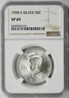 1998-S Kennedy Silver Half Dollar 50C SP 69 NGC