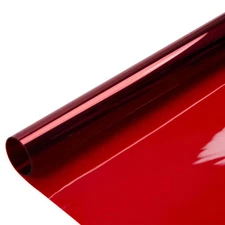 RED NON REFLECTIVE 20"x10' PROLINE WINDOW FILM COLOR GRAPHICS TINT POLARIZADO
