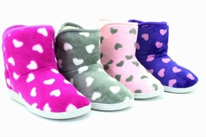 Pantoufles Fille Chaud Intérieur Chausson Bottes Enfants Bottines Pointure 13 1 | eBay