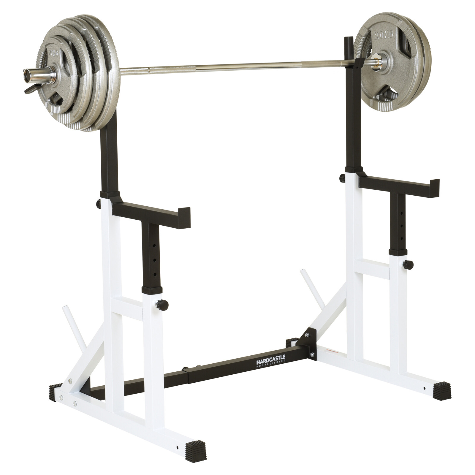 Gym Fitness Hardcastle Adjustable Squat Rack With Dip Bars Squat