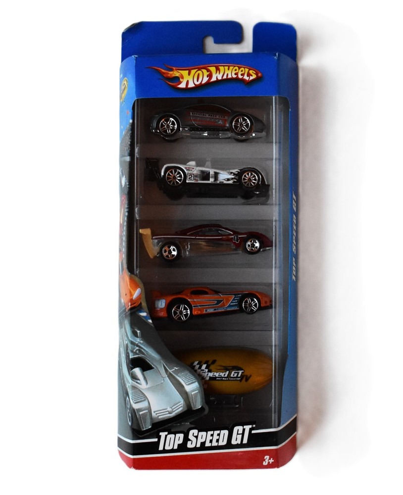 Top Speed GT 5-Pack - 2008 Hot Wheels - New in Box