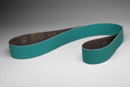 3M 577F Coated Alumina Zirconia Sanding Belt - 80 Grit 30703 3M 577F Coated Alumina Zirconia Sanding Belt - 80 Grit 30703