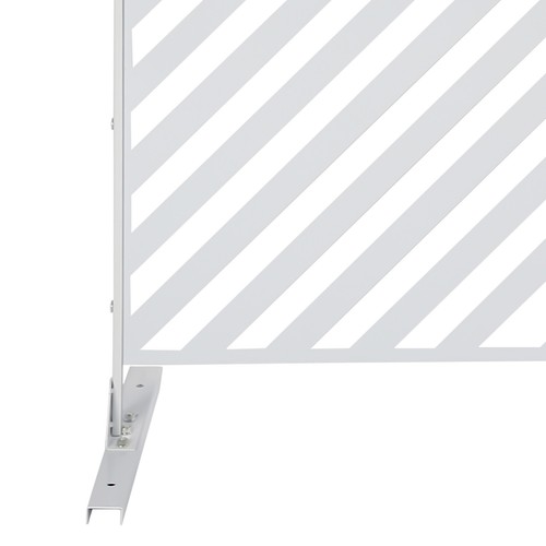 Decorative Privacy Screen with Stand 74.8"H×35.4"W, Outdoor Decor Privacy Fence - Picture 11 of 15