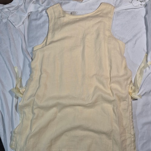 Neu mit Etikett J Jill LAGENLOOK ÄRMELLOSES LEINENKLEID PASTELLGELB 50" LANG Gr. 1X - Bild 14 von 15