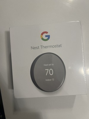 BRAND NEW! 2023 Google Nest Smart Thermostat Charcoal - GA02081-US - Retail $129