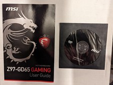MSI Z97-GD65 GAMING Manual Drivers and Utilities CD/DVD