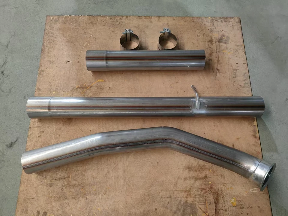 For 2007-2012 Ram 2500 3500 Cummins 6.7L I6 Turbo Back Diesel Exhaust 4 Pipe D - Image 2 of 3