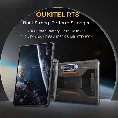 20000mAh Oukitel RT8 Robust Tablets 16GB+256GB 11" 48MP Quad-Kameras Android 13 - Bild 5 von 22