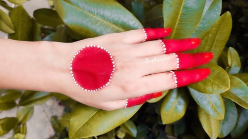 Alta Indian Red Dye for Hands & Feet Bright Red Color For Adorn Palm & Feet 40ml - Picture 5 of 5