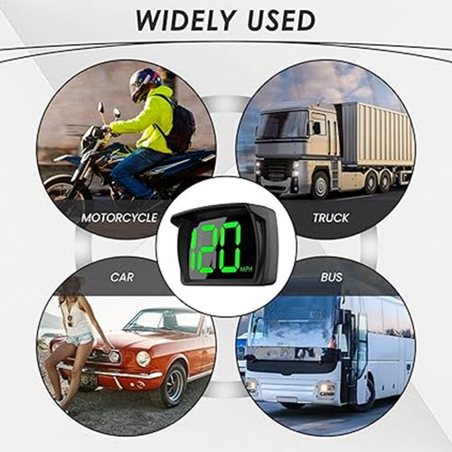 GPS HUD Head Up Display Speed MPH Universal Digital Speedometer Car Truck Auto - Picture 9 of 15