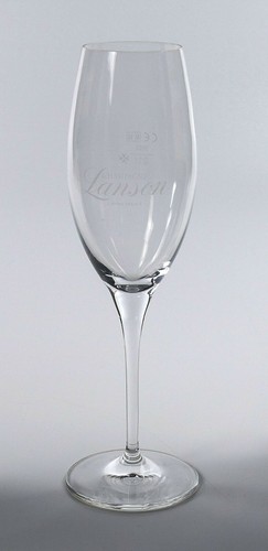 2 x Lanson Champagner Glas 0,1 l Stielglas Flute Kristallglas Spiegelau Bar 8308 - Bild 3 von 5