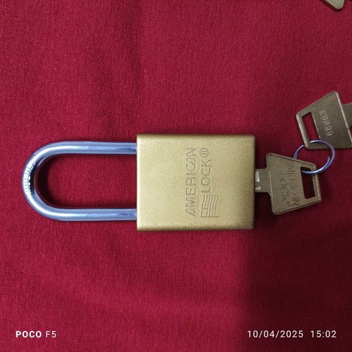 (6 pack)AMERICAN Series,Aluminum Lock 1-1/2 & 1 Shackle. choose your combination - Picture 4 of 8