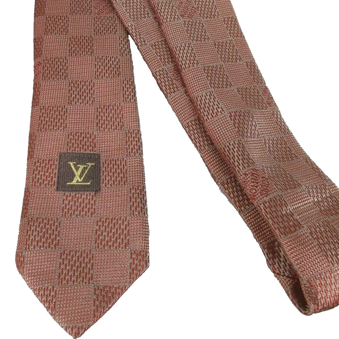 Галстуки мужские Louis Vuitton коричневые