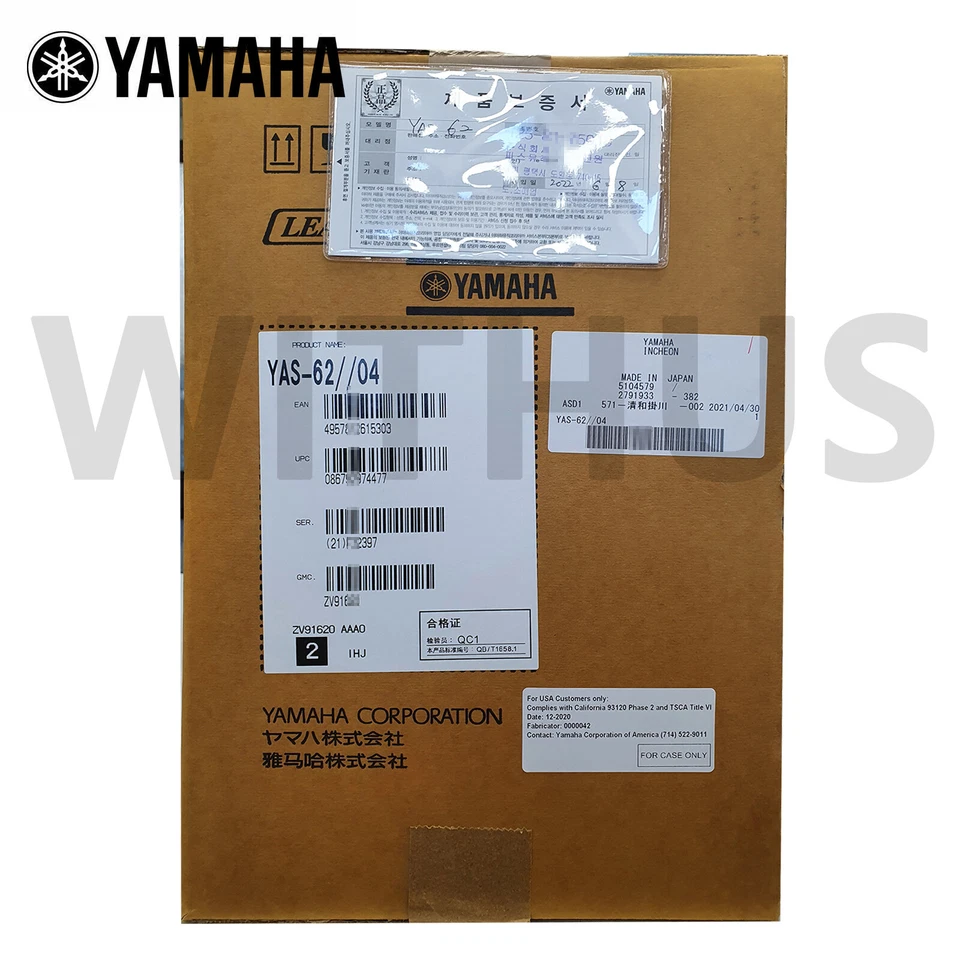 Saxofón alto profesional Yamaha YAS-62/YAS-62S 04 chapado en oro/plateado garantía= Foto 4 de 4