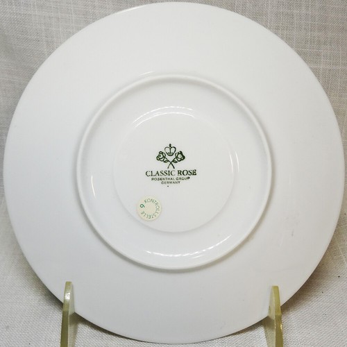 ROSENTHAL BUNTE BLATTER Tee Untertasse 6,25" Form 2000 NEU NIE BENUTZT Made Germany  - Bild 2 von 5