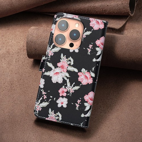 Rose Leather TPU Soft Silicon Wallet Phone Case for iPhone 16 15 14 13 12 Pro - Picture 4 of 17
