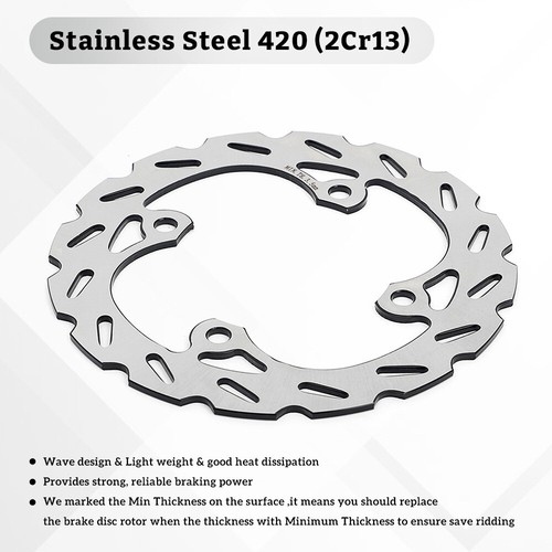 ATV Rear Brake Disc Rotor 220mm for Suzuki LTZ400 Quadsport Z400 2003-2015 2014 - Bild 7 von 10