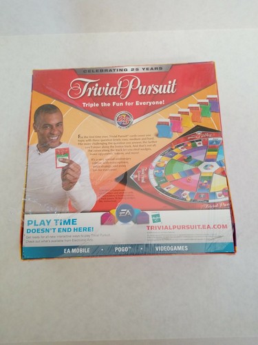 Trivial Pursuit 25th Anniversary Edition 2008 Parker Brothers New  - Picture 4 of 12