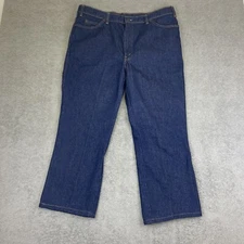 GWG Scrubbies Boot Cut Navy Blue Men's Jeans 38x28* Vintage