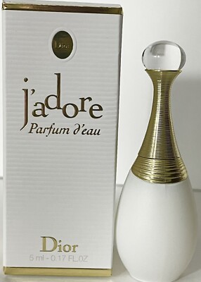 Dior J'adore Parfum d'eau Mini Travel / Sample SZ Splash .17
