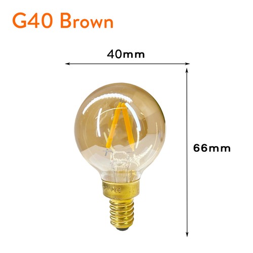 E27 E14 Led Filament Light Bulb Halogen For St58 Neutral Energy-Efficient Retro - Picture 15 of 26