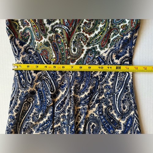 DVF sheath dress blue green size 4 NWT - Picture 8 of 10