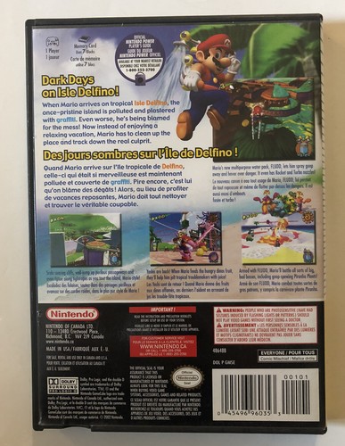 Super Mario Sunshine 2002 Nintendo Gamecube Complete - Bild 2 von 3