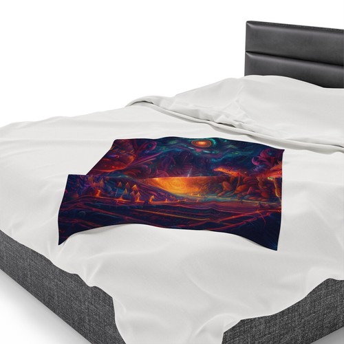 DMT Trip Blanket Trippy Throw Blanket - Picture 16 of 17