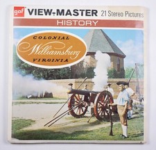View-Master Colonial Williamsburg Virginia - 3 reels A813