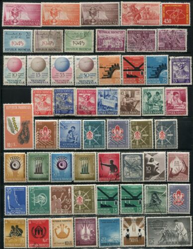 450+ Indonesia Republic Postage Stamp Collection Used Mint LH - 第 4/12 張圖片