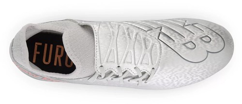 New Balance Furon V7 Dispatch Firm Ground FG Soccer Cleats SF3FGG7 Silver/Grey - Picture 5 of 6