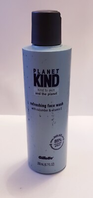   Gillette 6.7Oz Planet Kind Cucumber/Vitamin E Refreshing Face Wash 