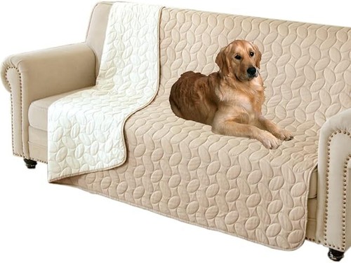 Reversible Waterproof Dog Cat Furniture Cover Pet Blanket for Coach Sofa Bed - Picture 25 of 35