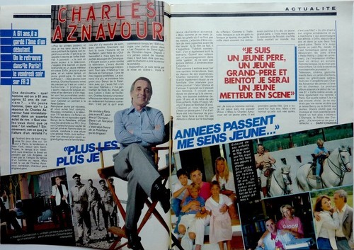 Mag 1985: YUL BRYNNER_JEANNE MAS_CHARLES AZNAVOUR_JERRY LEWIS_ORSON WELLES - Picture 4 of 7