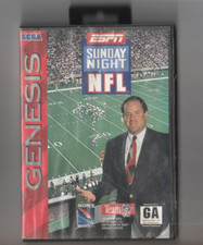 ESPN Sunday Night NFL - Sega Genesis/Cartridge/Manual/Case/See Pics